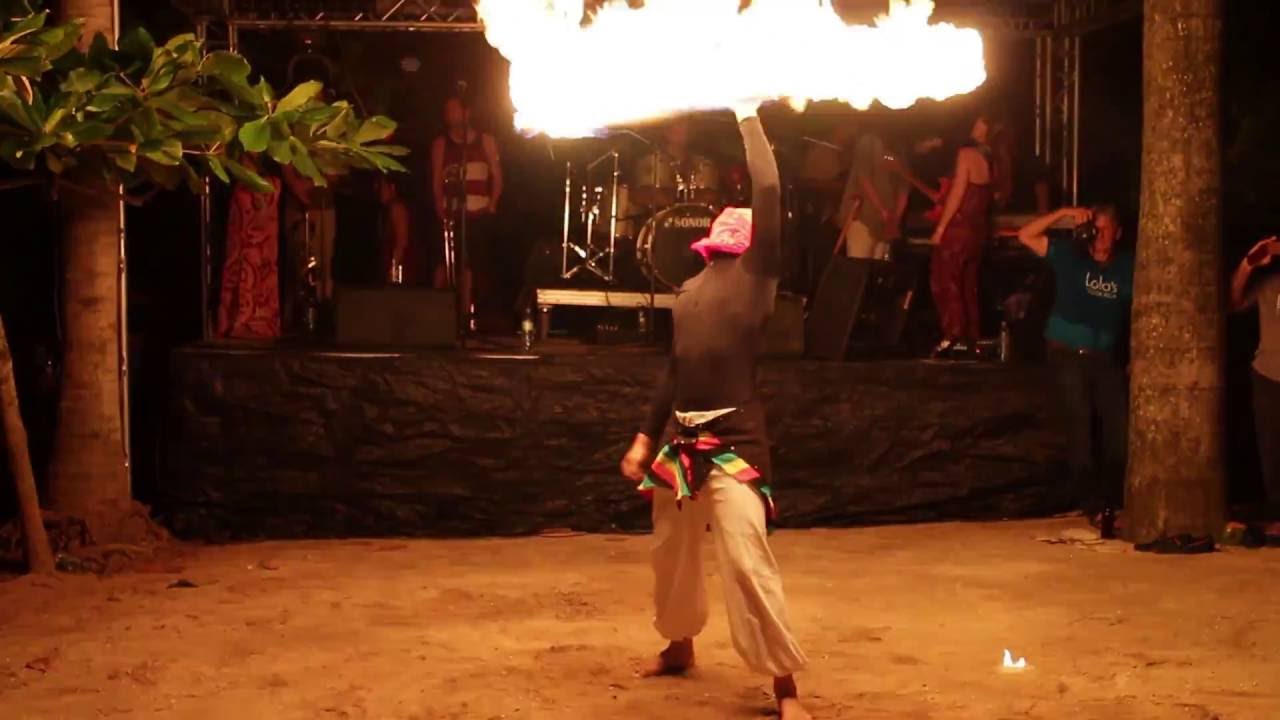 Pyrodanza Reggae Show at Awesomeness Festival, Costa Rica 2015