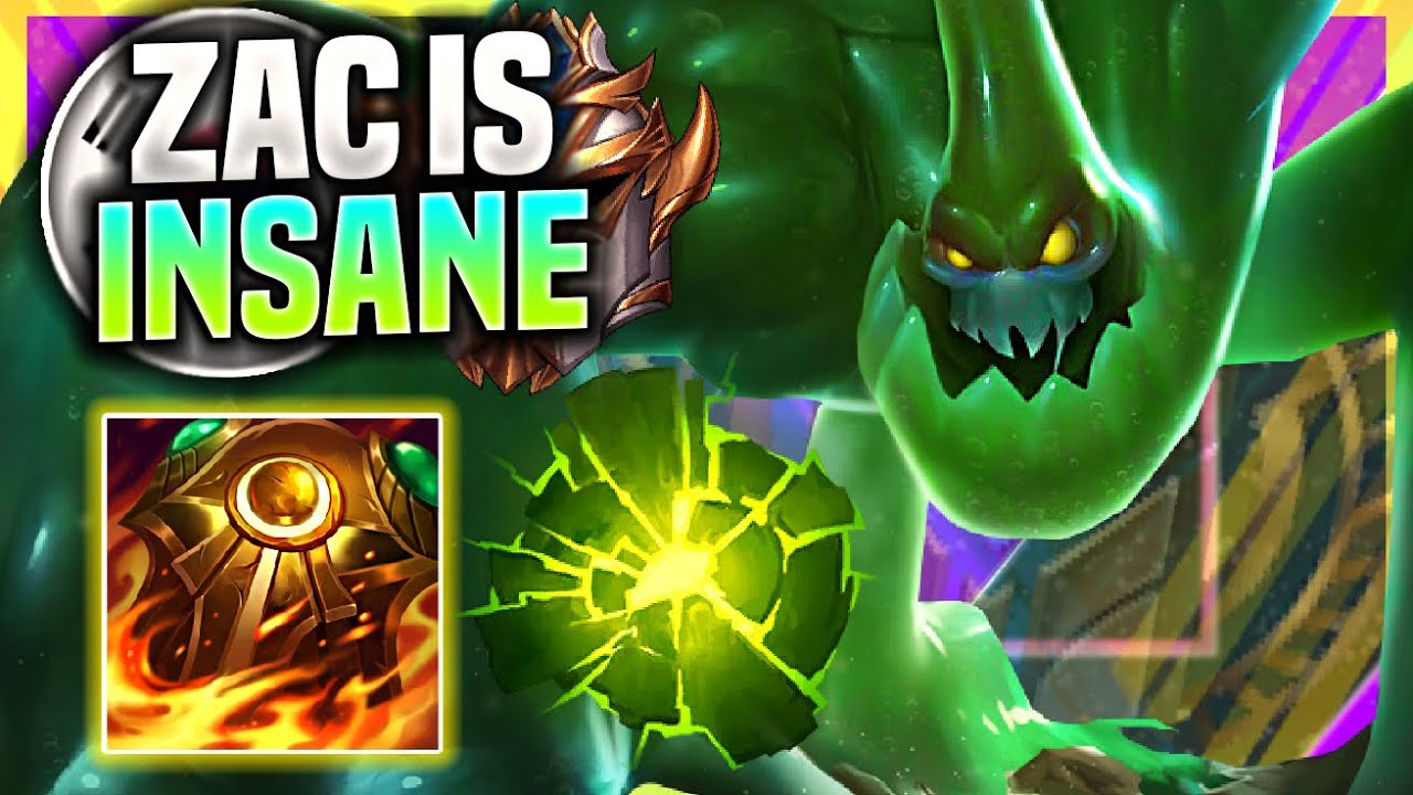 NEW ZAC CLEAR SPEED IN INSANE! - Korean Challenger Plays Zac Jungle vs Diana! | Season 11