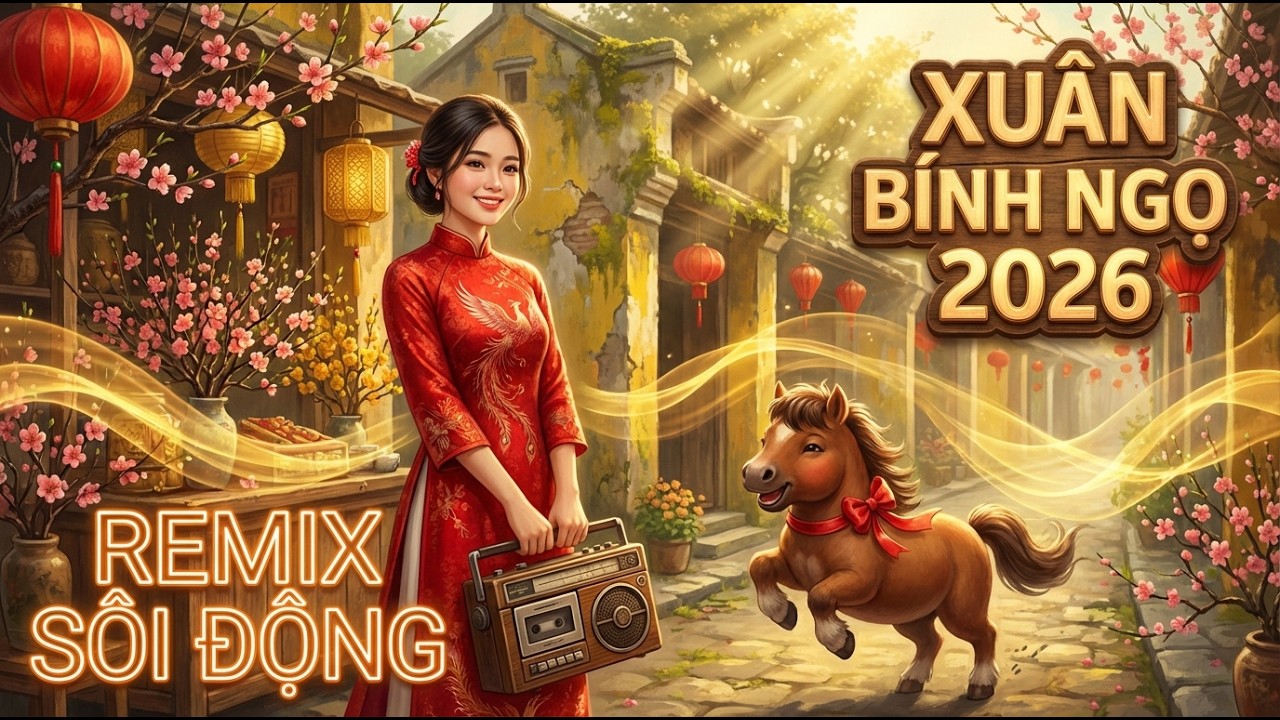 Nhạc Tết Bính Ngọ 2026 🏮 Mở Nhạc Lên Là Thấy Xuân Sang 🎉 Liên Khúc Remix Sôi Động Nhất