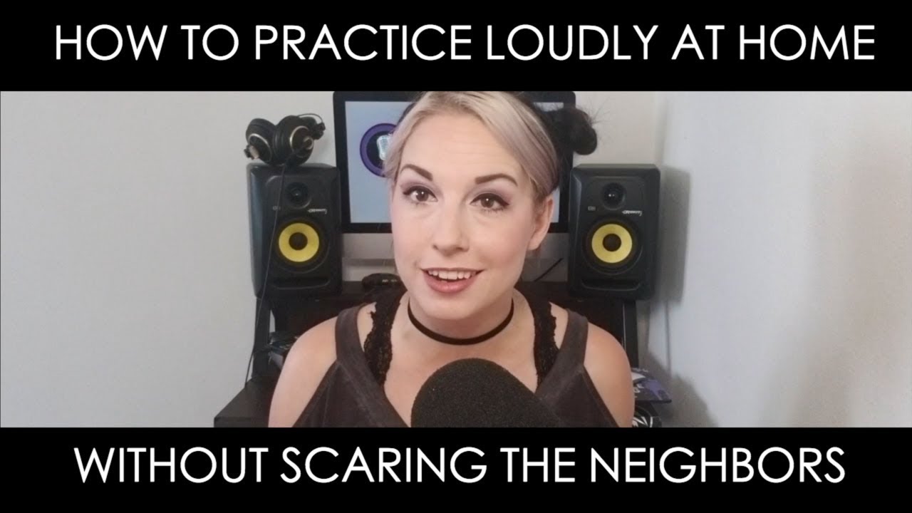How to practice your singing or screams LOUDLY! At home, on a budget!