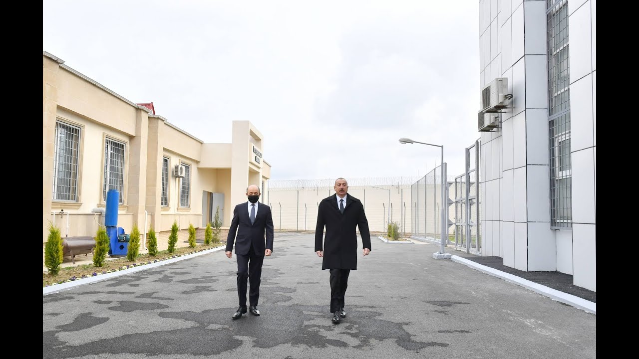 Prezident Bakıda yeni inşa edilmiş penitensiar müəssisələrdə yaradılan şəraitlə tanış olub - AzTV