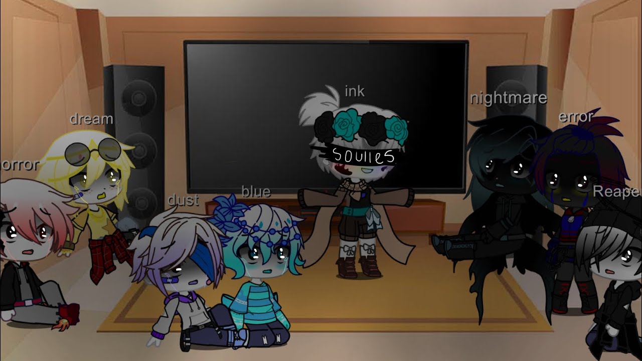 Undertale Sans aus react to ink memes