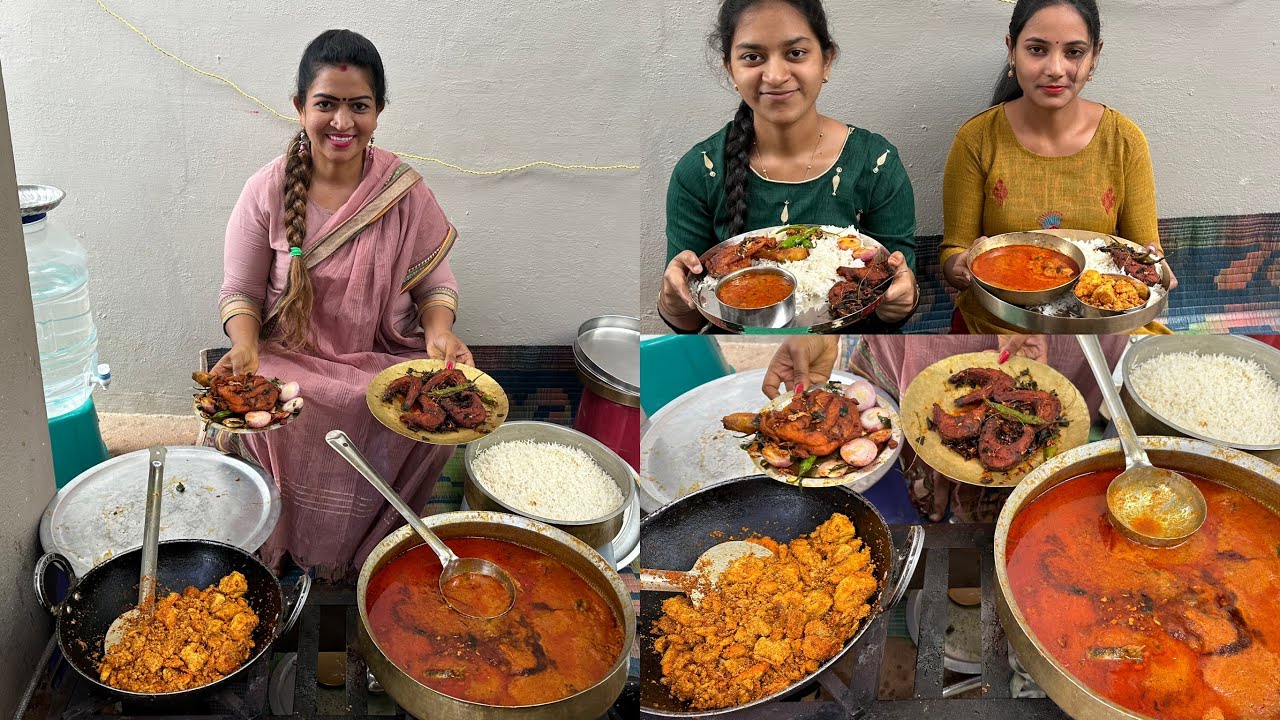Chepala pulusu | Chepala fry | Chepa guddu fry | Chicken leg piece fry || Cherry sathakshi