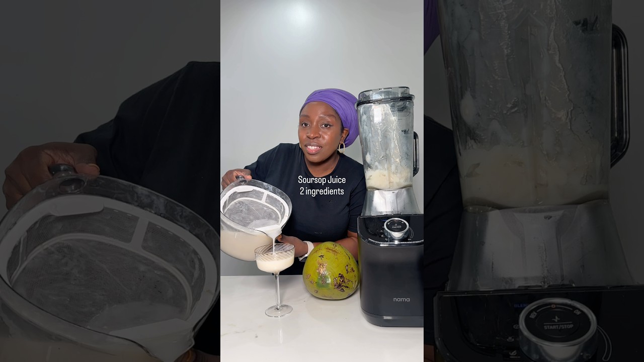 2 Ingredients Soursop Juice #teamhailey #fruit