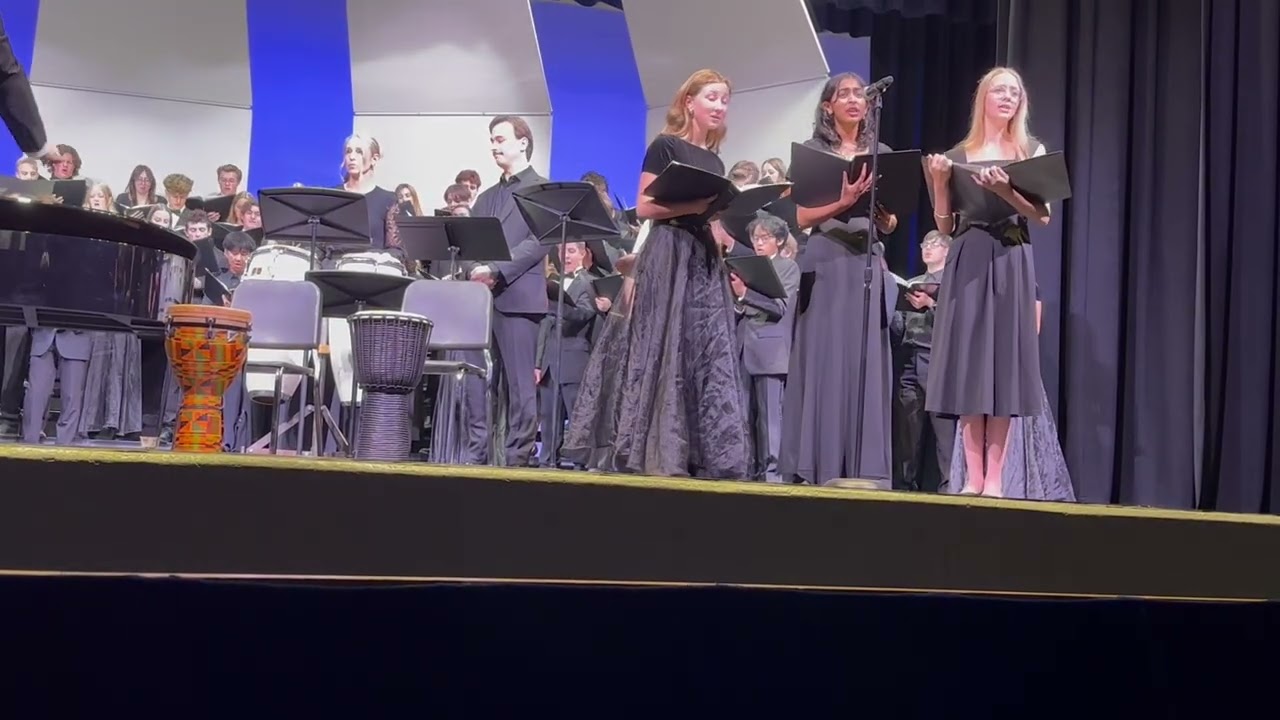 Uma solo at the AMEA Southwest regional choir 