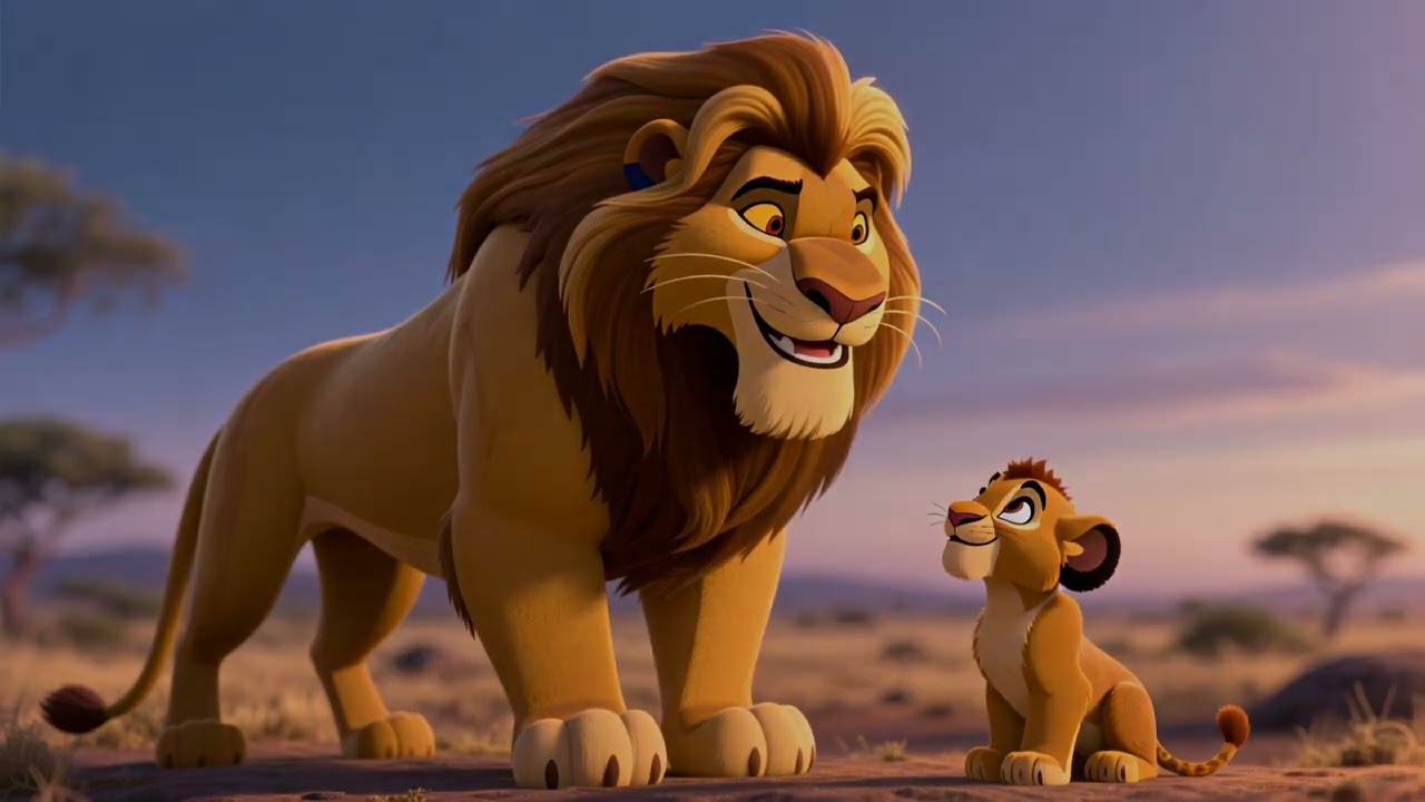 A King’s Love in the Pride Lands 🦁 | Mufasa King Lion | Animated Family Story