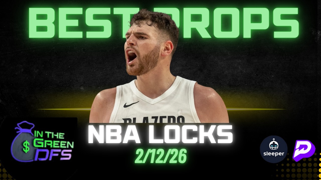 BEST NBA PROPS TODAY | BEST 5 BETS | THURSDAY 2/12/26 | BONUS BET 🔥
