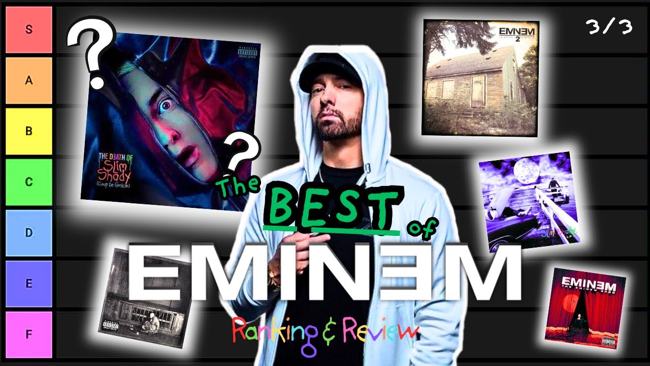 The BEST of EMINEM - Album RANKING & REVIEW  (Pt. 3)