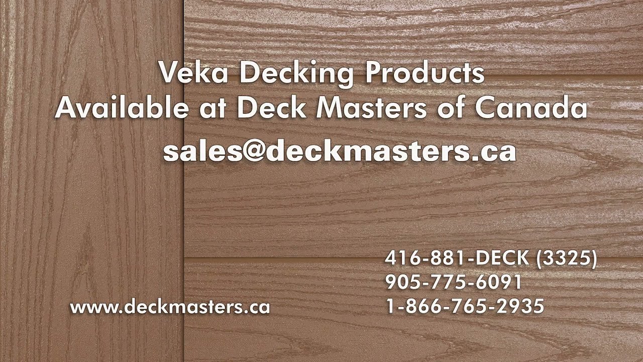 VEKAdeck, Deck Board Details, Walnut - Deck Masters of Canada