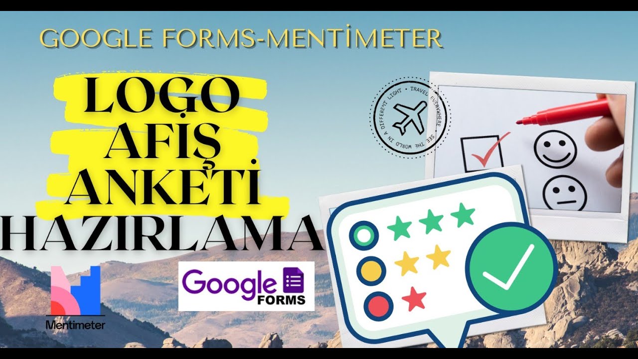 Logo Afiş Anketi Hazırlama | Google Forms ve Mentimeter Anket Hazırlama