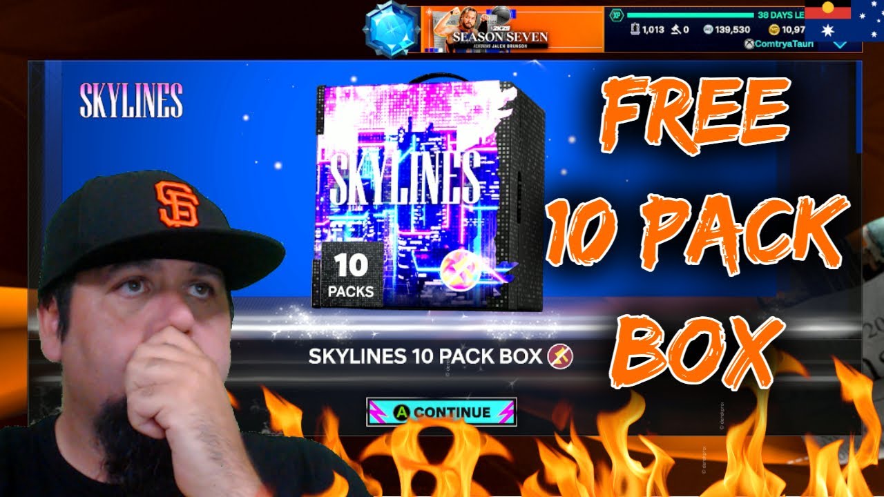 FREE 10 PACK BOX - SKYLINE SET - NBA2K25 MYTEAM