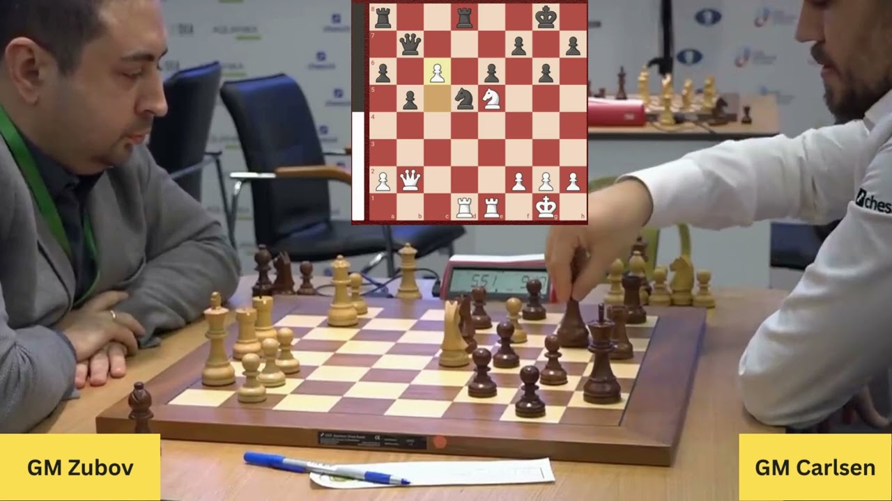 CARLSEN'S REVENGE! 😤 | Alexander Zubov vs Magnus Carlsen | World Rapid 2019 Round 9