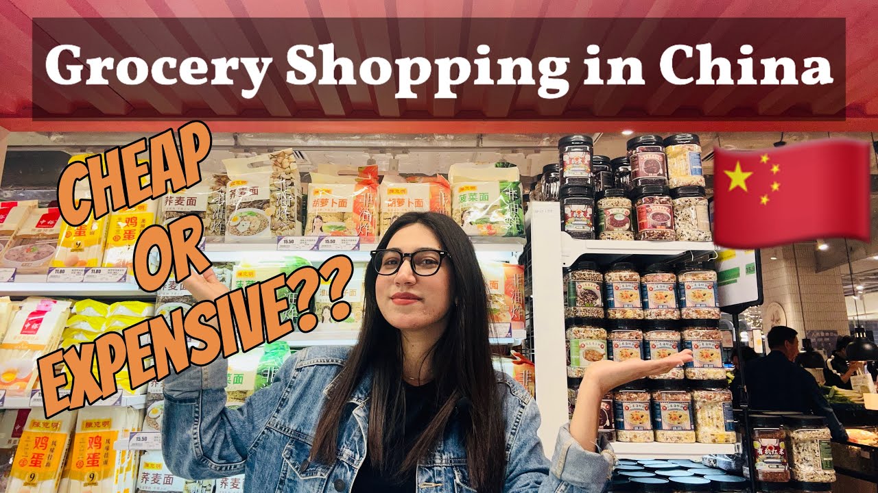 Grocery shopping in China | Life in China | How much do things cost in China 🇨🇳