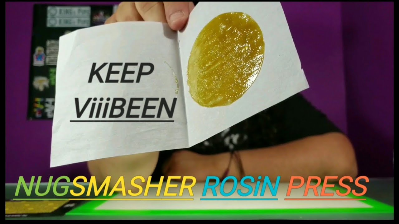 ROSiN PRESS FROM NUGSMASHER #rosin #nugsmasher #tunein #youtubehomepage