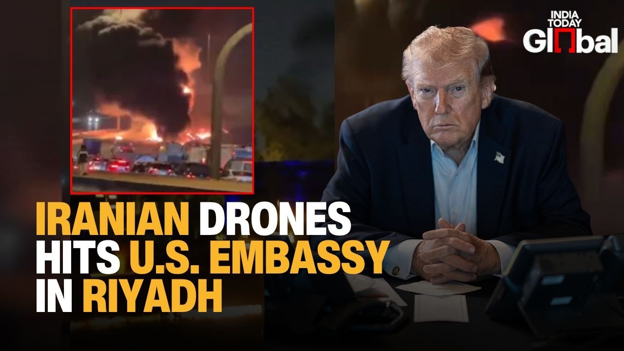 Iranian Drones Hit the U.S. Embassy in Riyadh: Fire, Explosions & Middle East Crisis