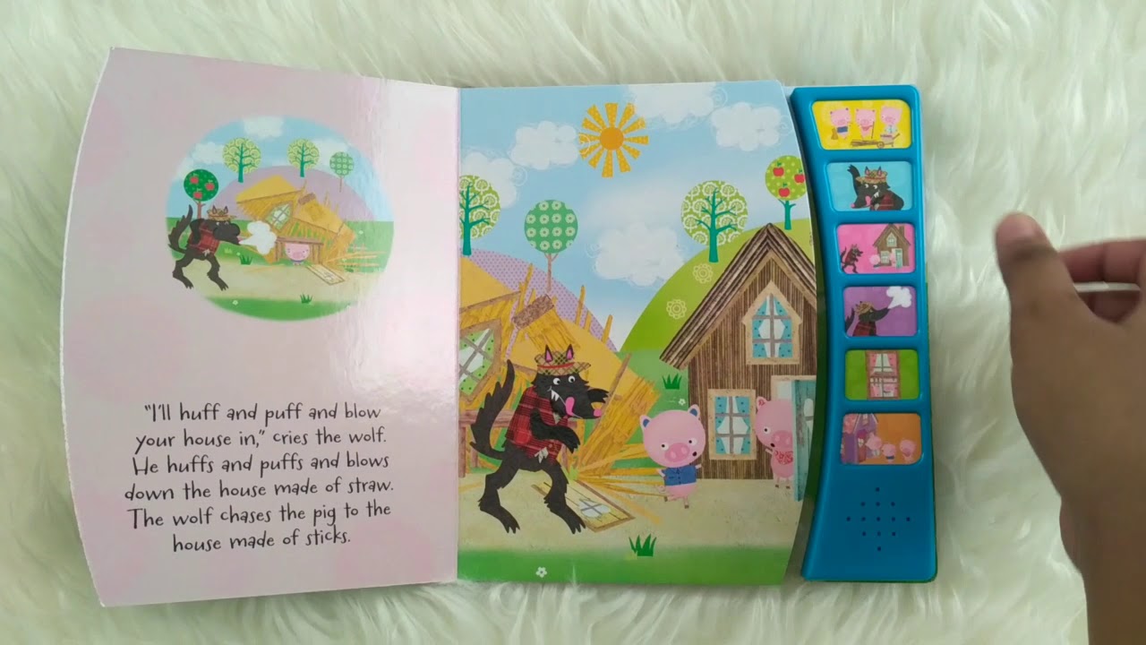 The Three Little Pigs Sound Book with 6 Noisy Readers (Press the button, Listen and read along)