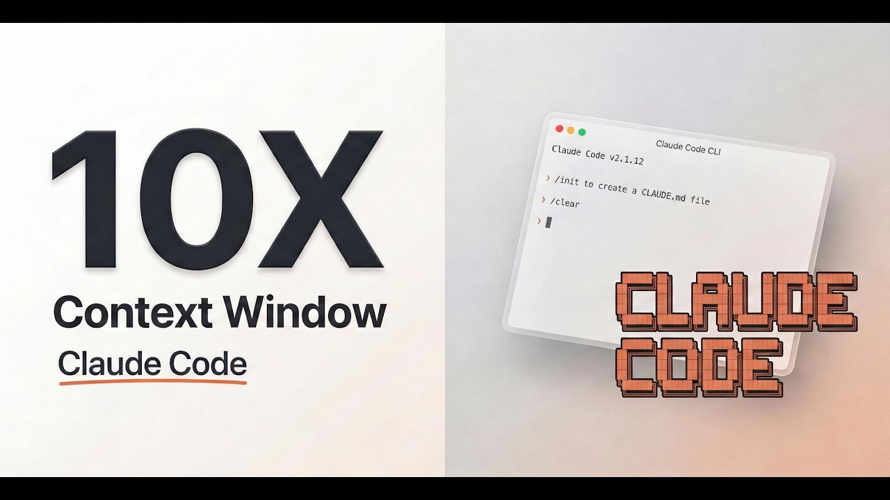 10x Your Context Window in Claude Code with This Simple Trick (I Built It in 30 Min)