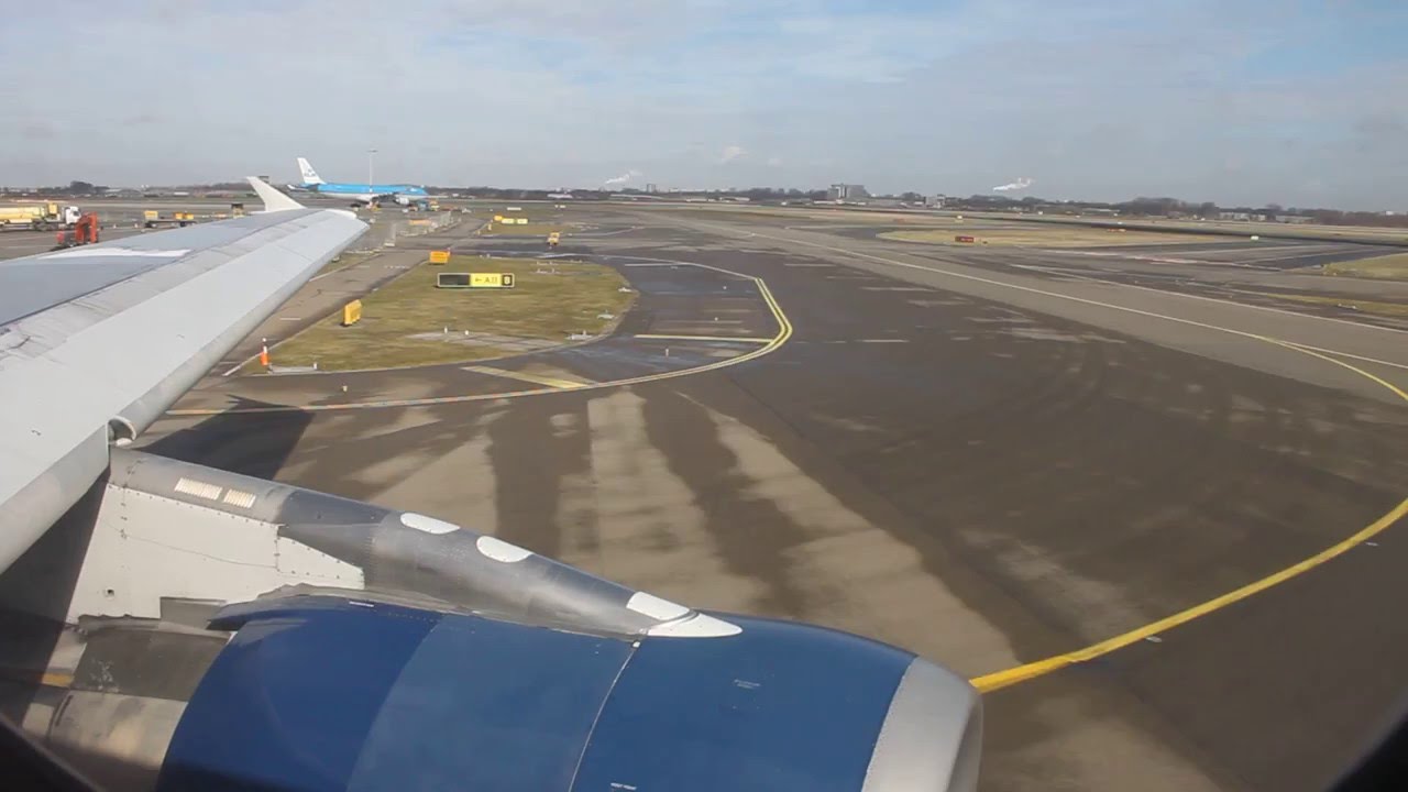 *Powerful Take Off* TAROM A310 Amsterdam - Bucharest