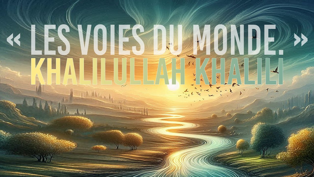 《 LES VOIES DU MONDE. 》⸺ “Quatrains” de Khalilullah Khalili.