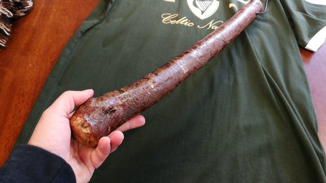 Video request for Gary - blackthorn walking stick.