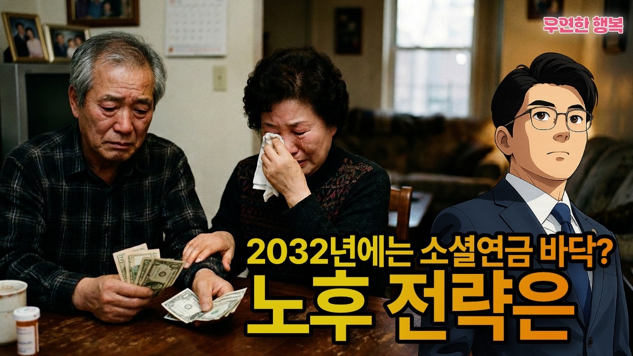 2032년 소셜연금 바닥난다! 한푼도 못받나? 시니어의 현명한 생존 전략