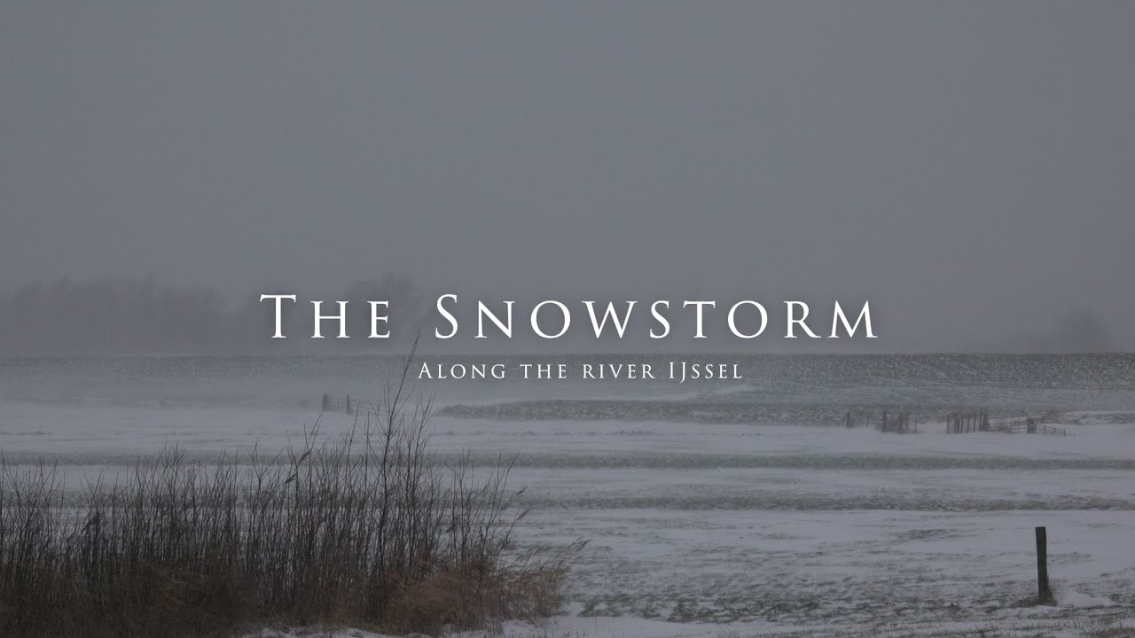 The Snowstorm (along the river IJssel)