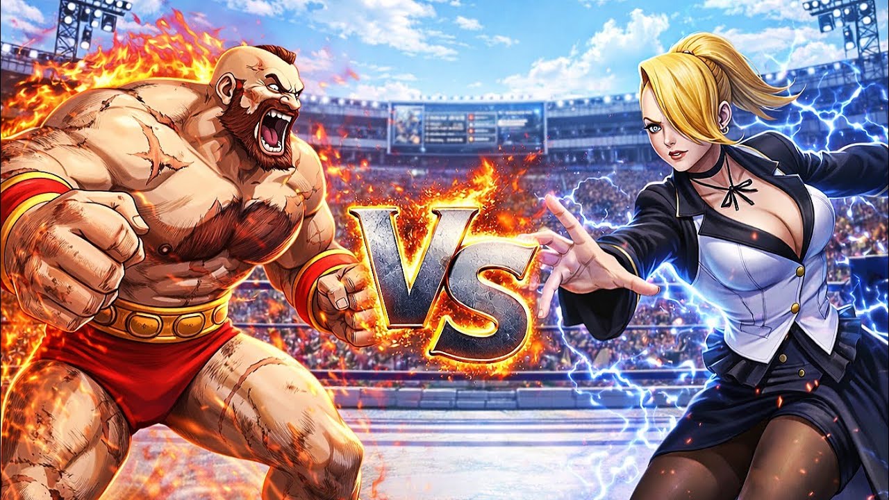 [ KOF Mugen ] Slamgief vs Mature Epic Fight Full Battle 
