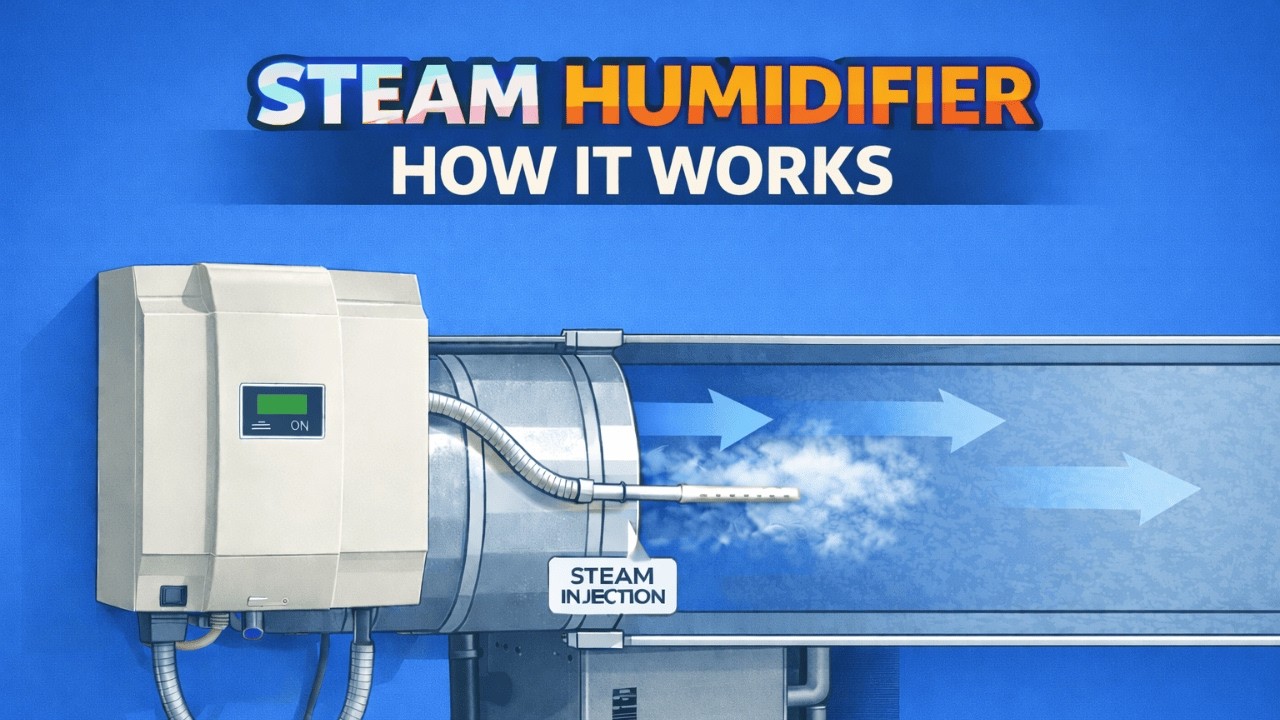 How a Steam Humidifier Works in a Residential HVAC System