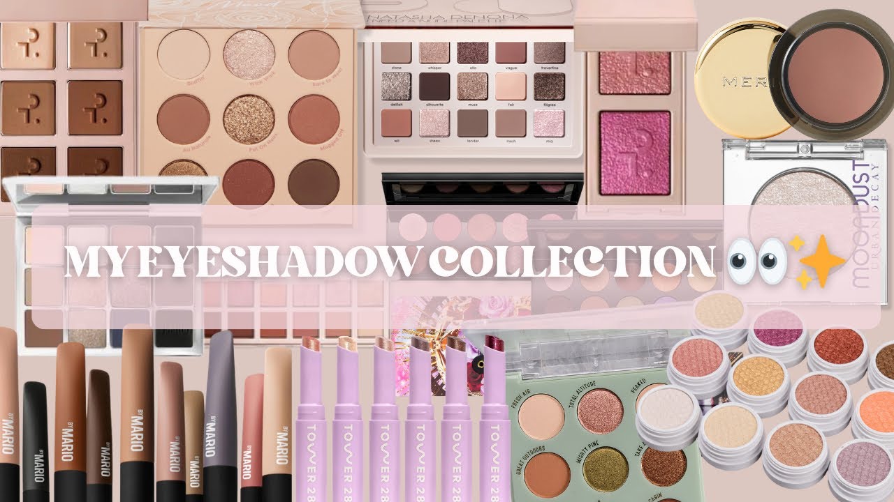 Makeup Collection Tour #1 | All My Eyeshadows: Palettes, Singles & Sticks 