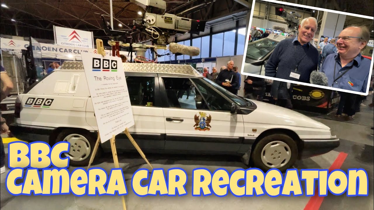 Citroen XM Camera Car Recreation (BBC Roving Eye) - NEC Classic Car Show 2022