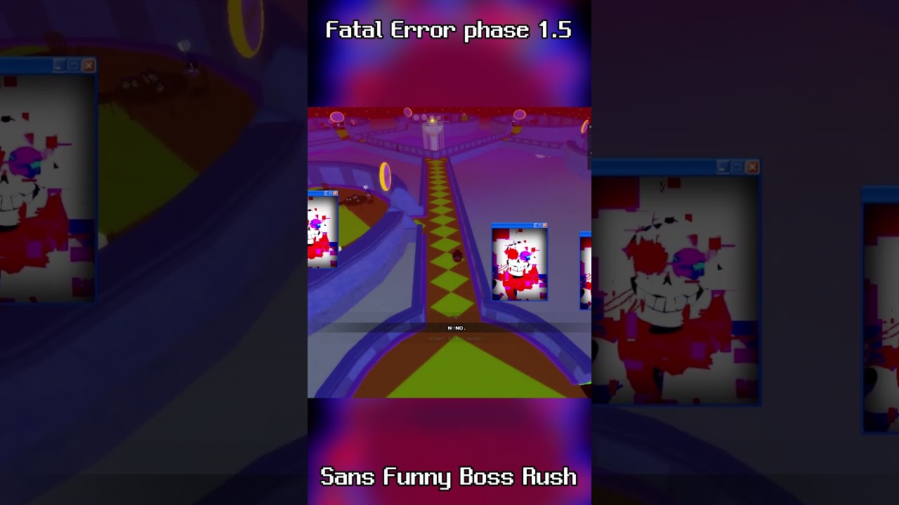 Fatal Error Phase 1.5 #sansfunnybossrush #sfbr #soulops #undertale #roblox #robloxundertale