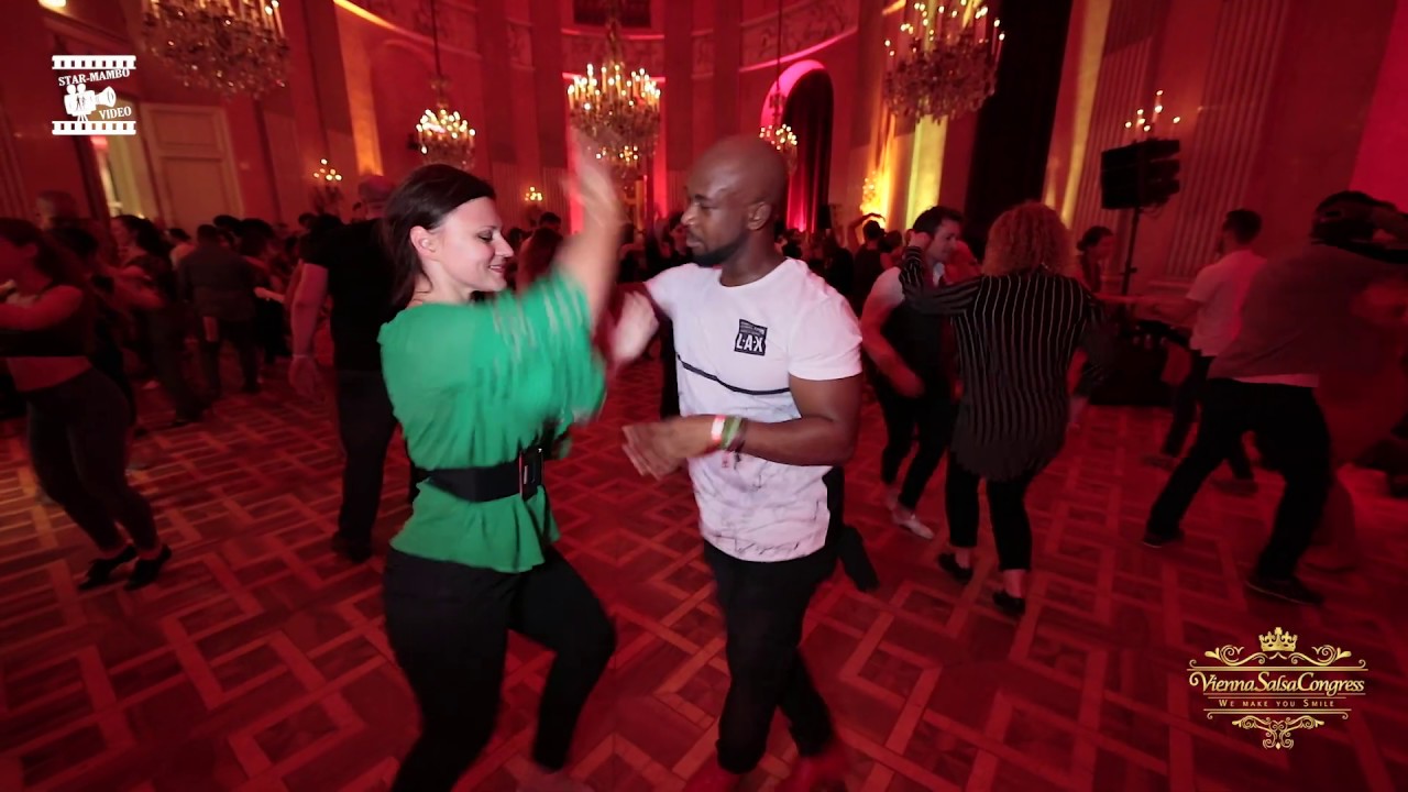 Sean Babatunde & Katerina - social dancing @ Vienna Salsa Congress 2018