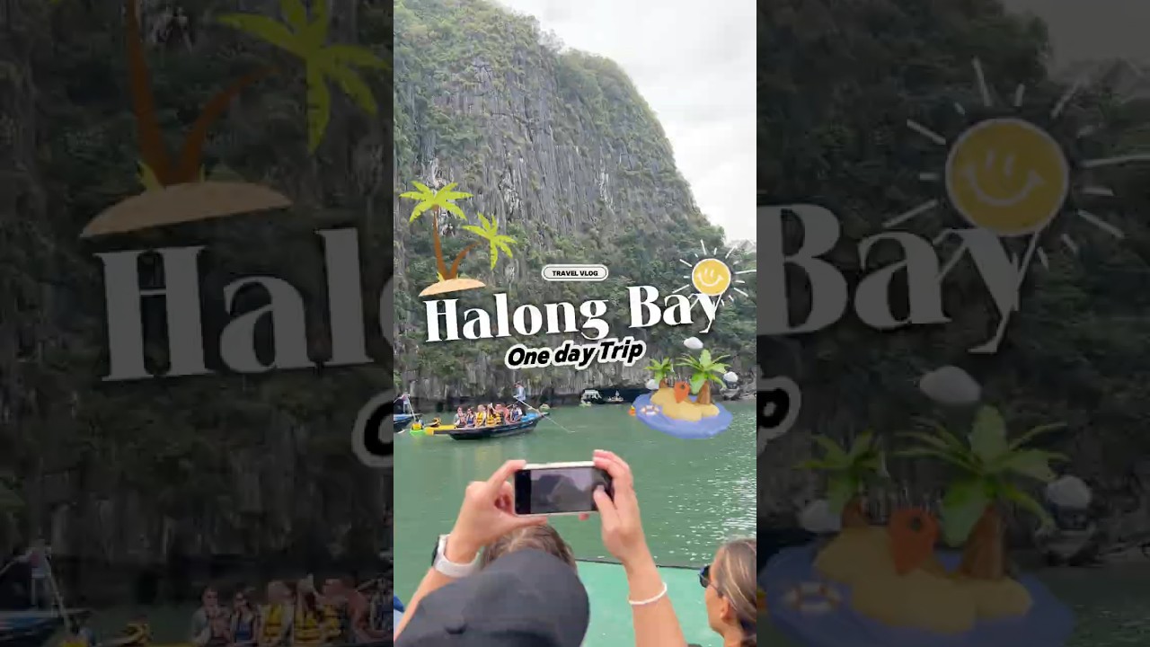 HALONGBAY 1 DAY TRIP #travel #minivlog #storytime #vietnam