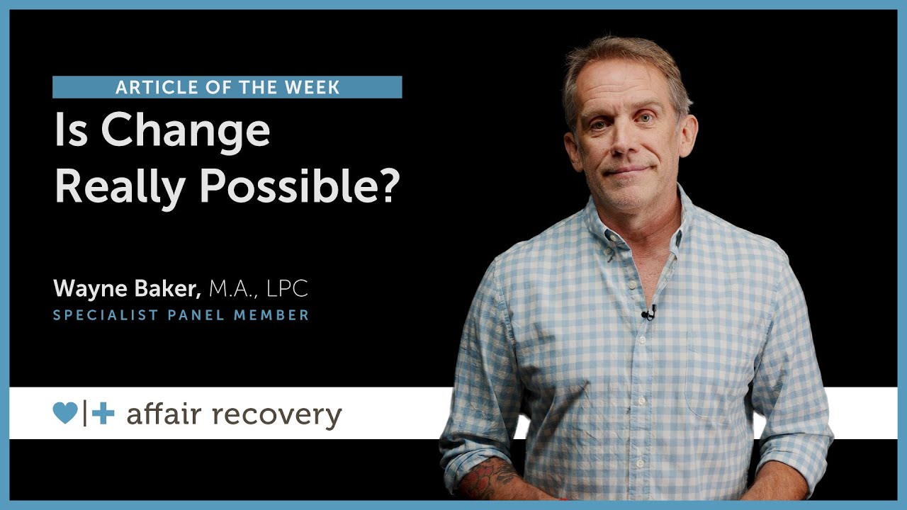 Is Change Really Possible?