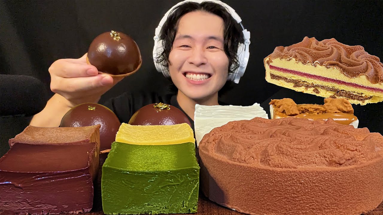【ASMR】冷凍庫に眠っていたスイーツ達‼️【咀嚼音/mukbang/Eating Sounds】