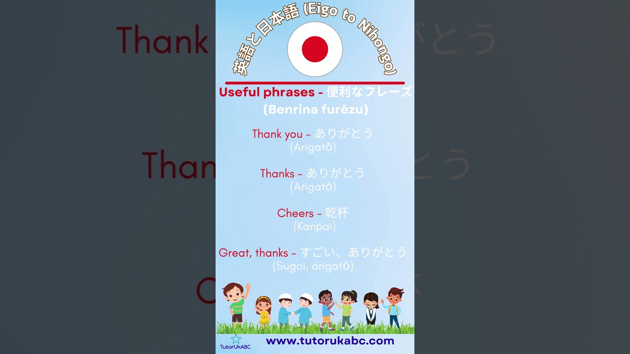 Useful Phrases (便利なフレーズ (Benrina furēzu)) in English & Japanese | Simple Multi Language Learning |