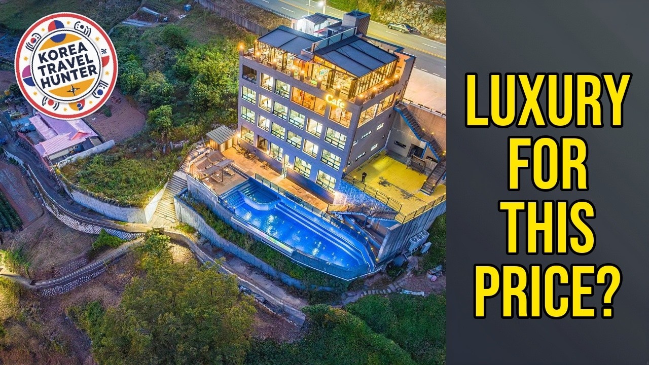 Le Paradis Ocen view Spa Pension - Luxury for This Price? | Yeosu-si, South Korea🌟