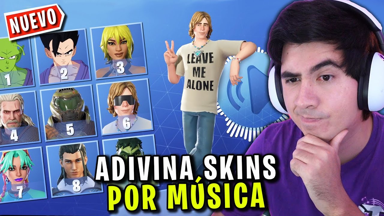ADIVINA la SKIN de FORTNITE por su MÚSICA o BAILE - JorgeIsaac115
