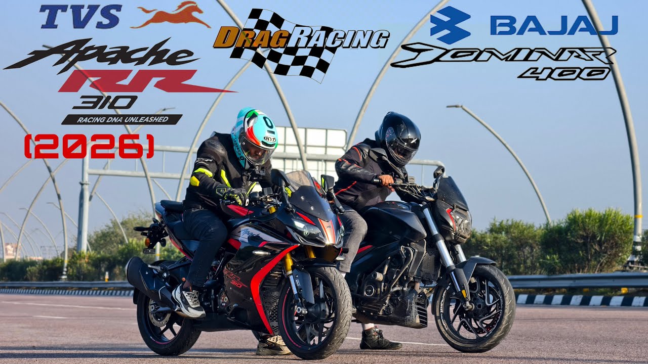 2026 TVS Apache RR310 vs Bajaj Dominar 400 UG || Drag Race || Unexpected Result 
