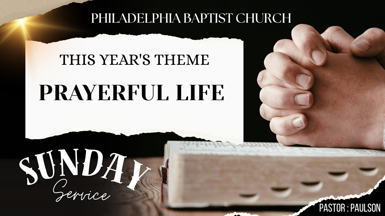 Sunday Worship Service | 01/03/2026 | Prayerful Life | Pastor Paulson