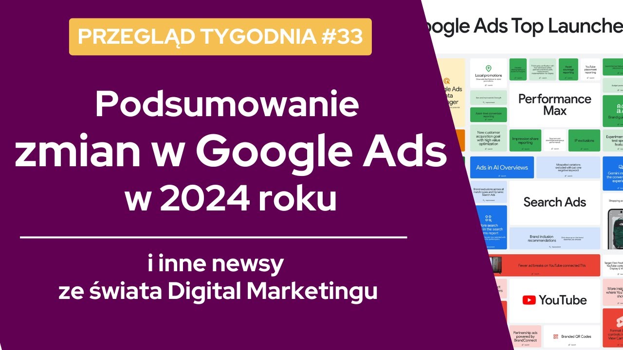 Google Ads Recap 2024 | Problemy z GA4 rozwiązane | Kupuj jednym kliknięciem dzięki AI