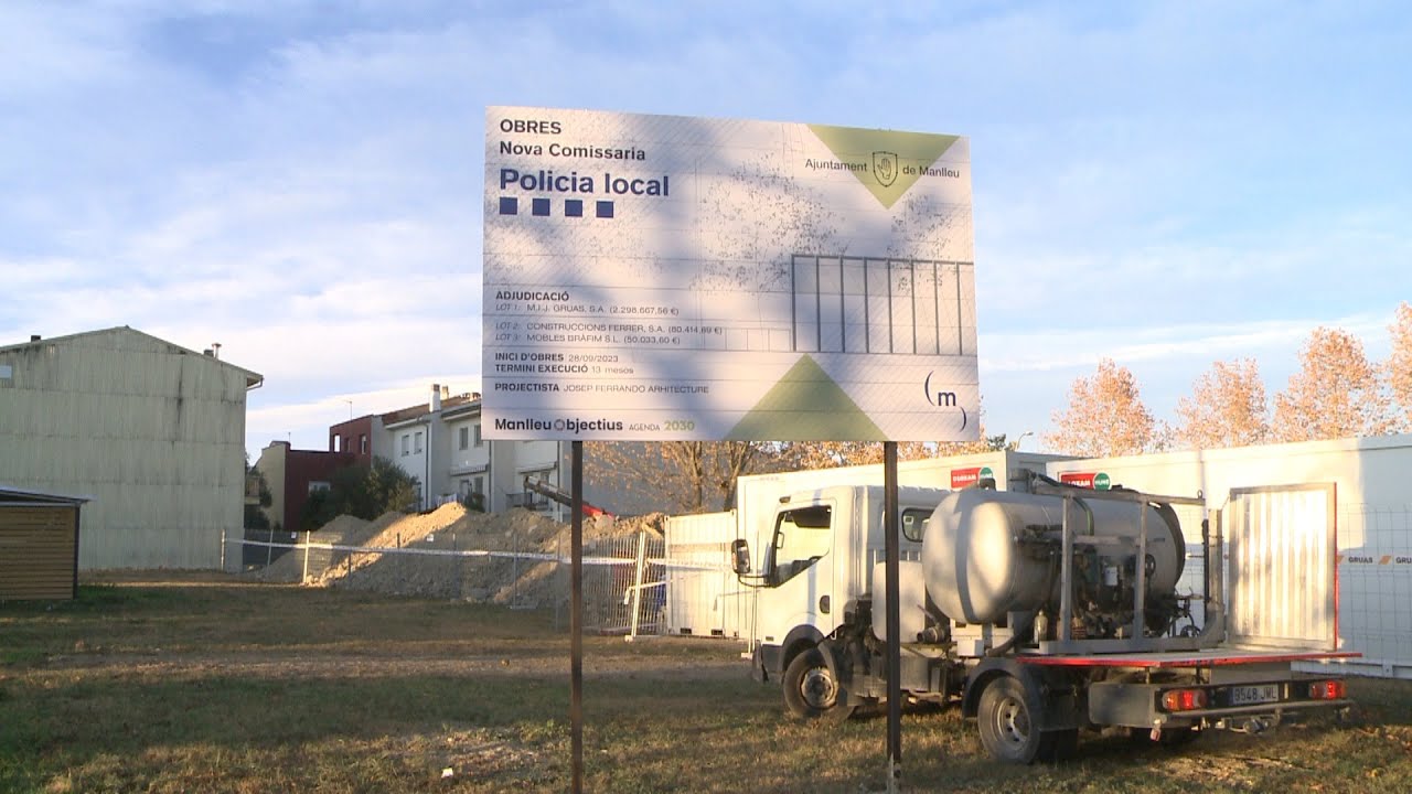 Manlleu vol que la comissaria de la Policia Local estigui acabada a finals del 2024
