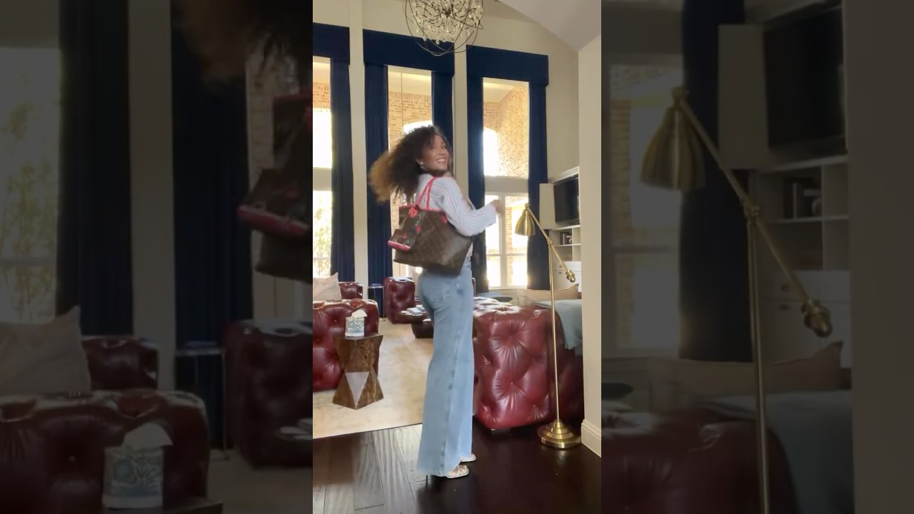 Louis Vuitton Neverfull MM лимитированная серия Totem Flamingo