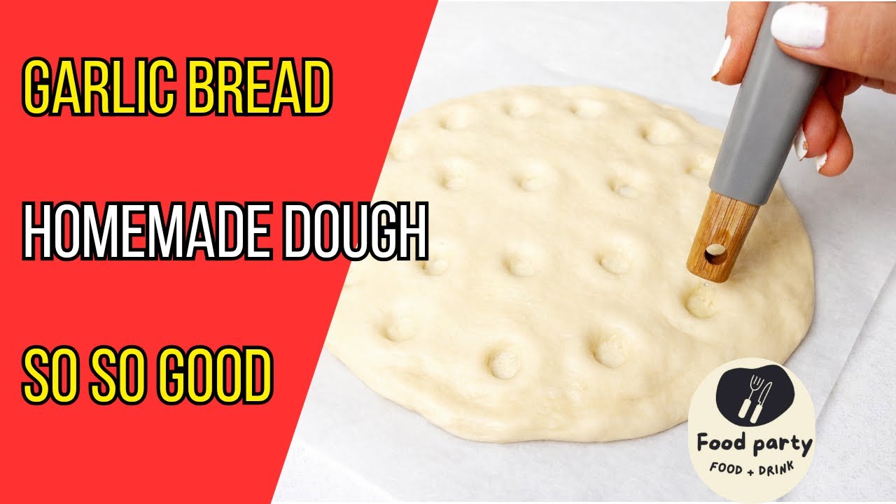 Homemade Garlic Bread | Easy Handmade Dough | Crispy & Delicious