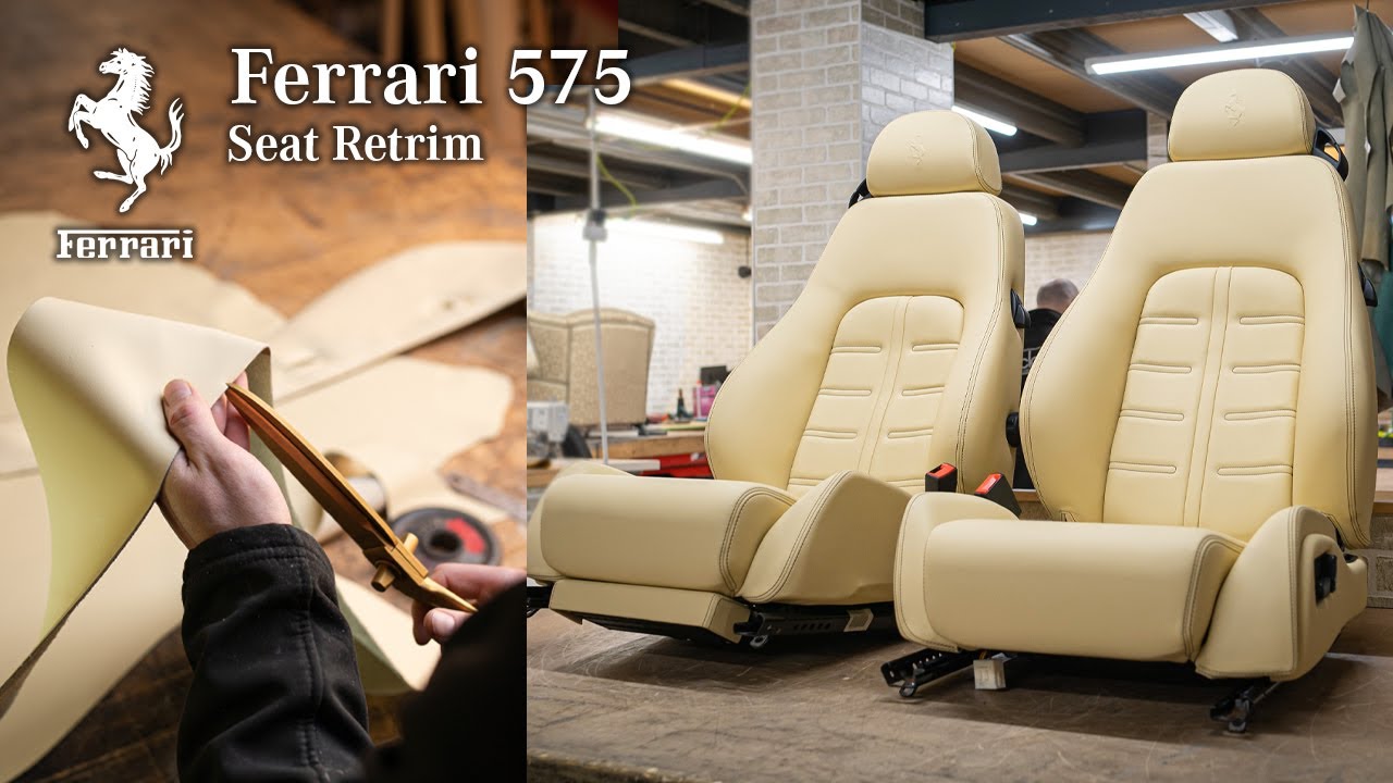 Ferrari 575 Seat Retrim by d:class automotive