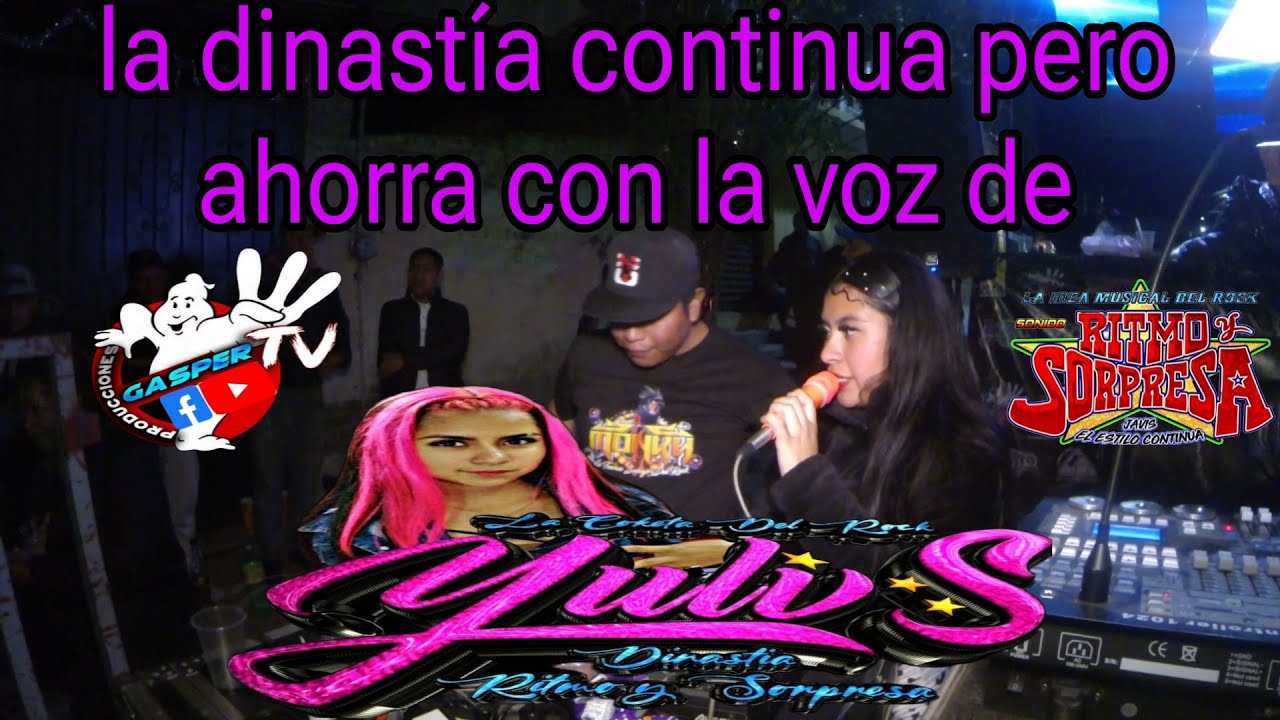 LA COKETA DEL ROCK YULIS LA VOZ QUE CONTINUA CON EL LEGADO LA DINASTIA RITMO Y SORPRESA SET COMPLETO