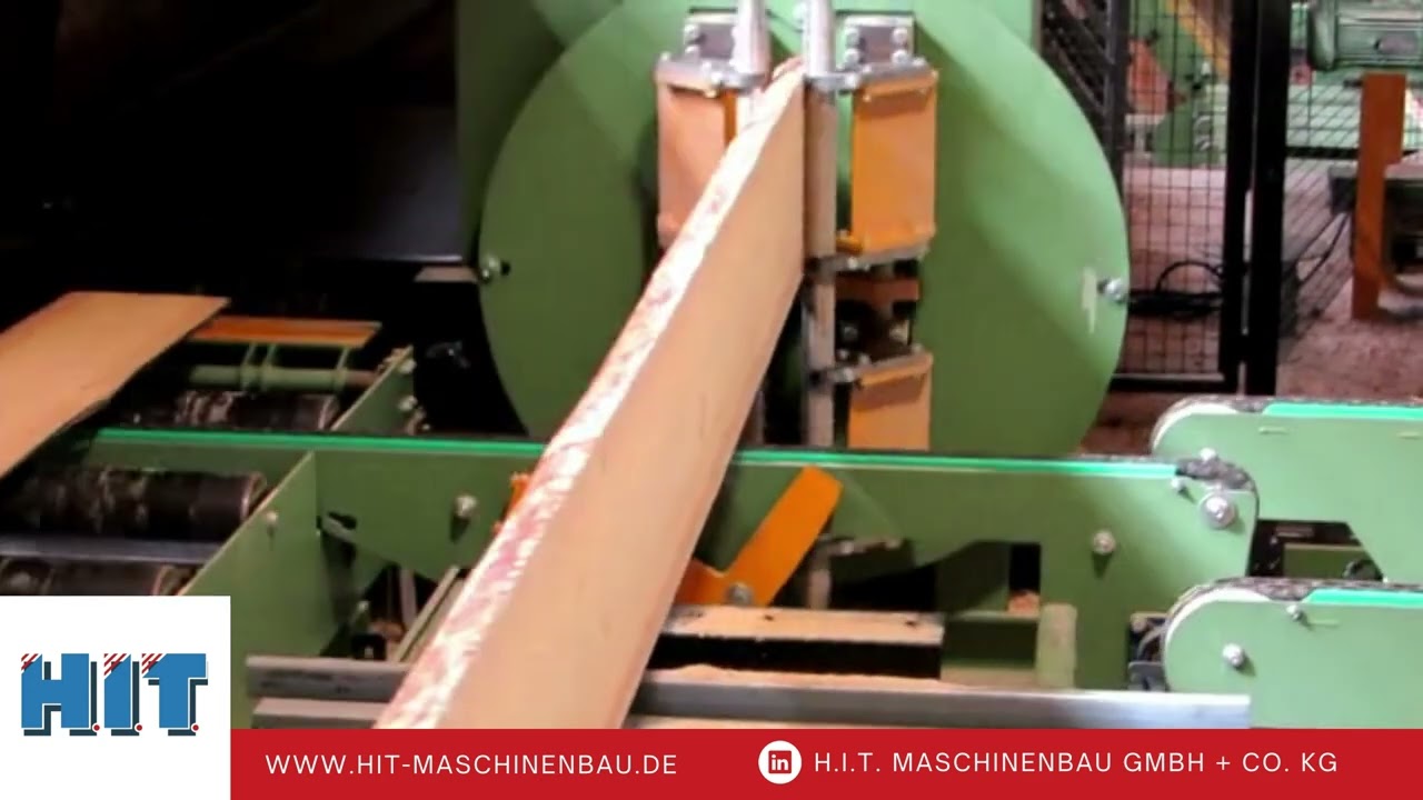 HIT - Nachschnittsäge mit Spaner / circular saw with canter / déligneuse avec canter