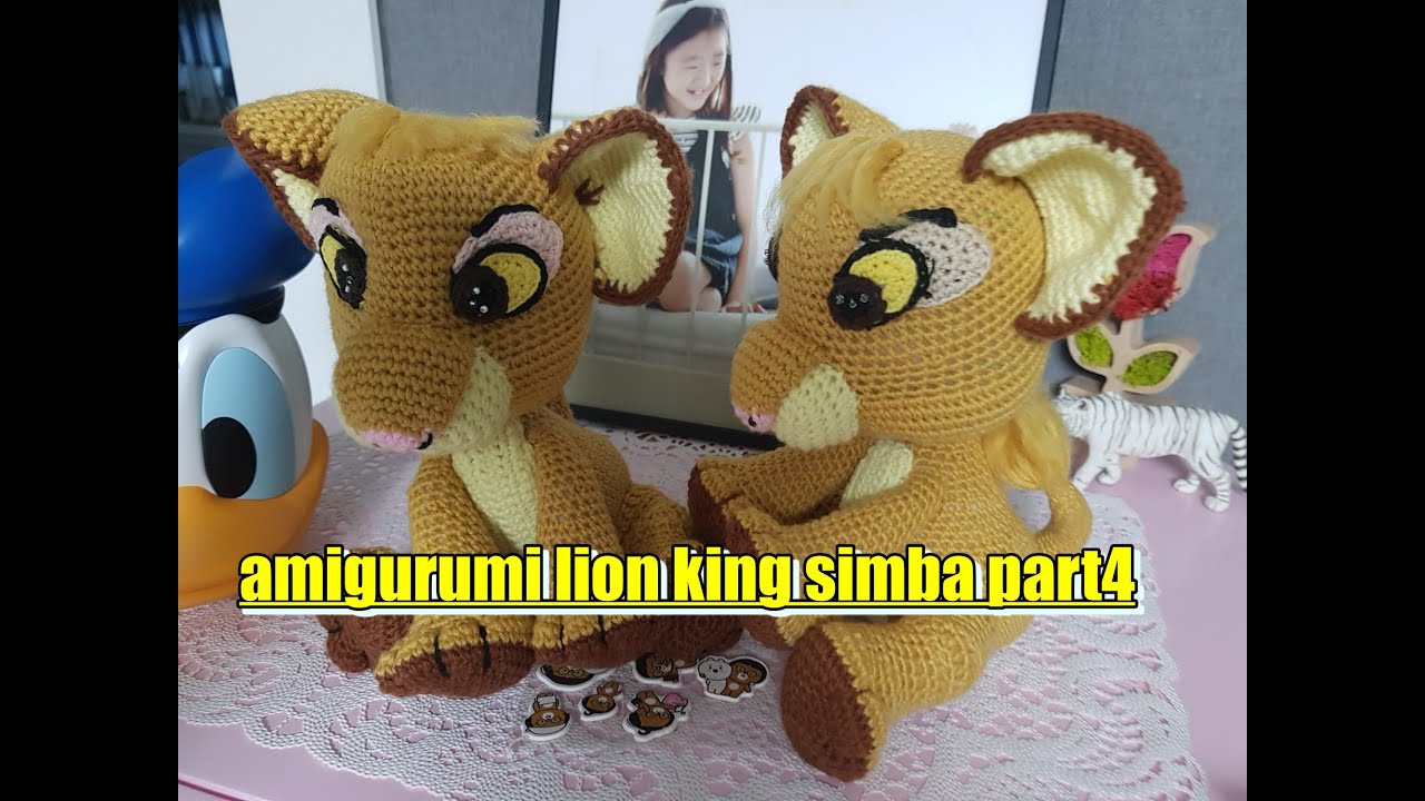 amigurumi lion king simba part4