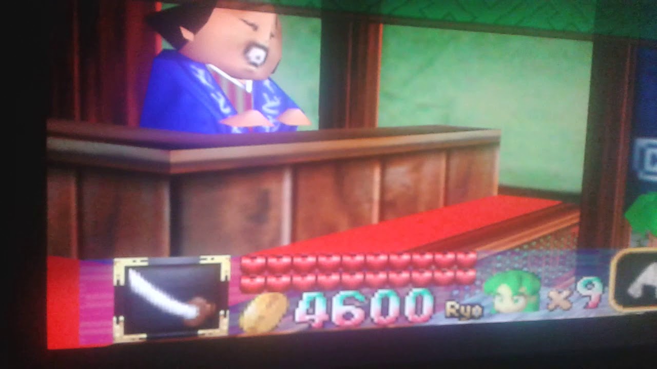 Nintendo 64: Mystical Ninja Starring Goemon (Yae sleeping)