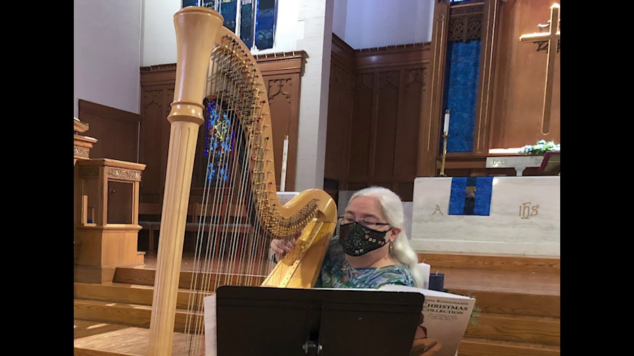Madison harpist Linda Warren performs 